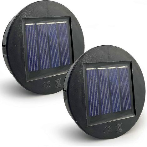 Lot de 2 lampes solaires de rechange de 8 cm de diamètre (1/5)