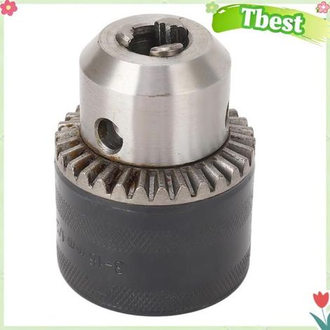Tbest Kit de mandrin de perçage Kit d'adaptateur de Mandrin de Perceuse 3-16mm-mandrin de Perceuse à 3 Mâchoires à bricolage choc (1/5)