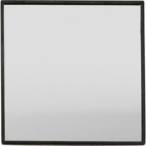 Support de miroir carré noir (1/3)