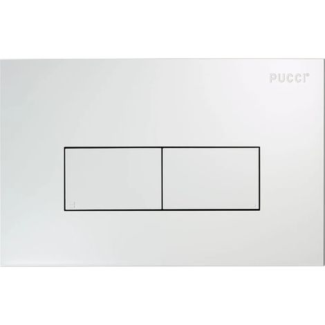 Placca per Cassetta Incasso Pucci Eco Linea 2024 Bianco Opaco (1/2)