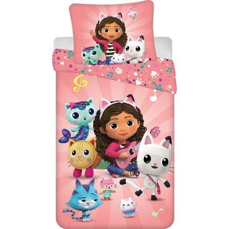 Gabbys Puppenhaus-Baumwollbettwäsche-Set 140 x 200 cm (1/5)