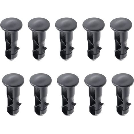 65 x 18mm Lot de 10 Goupilles de Charnière Pour Couvercle de Poubelles à Roulettes En Plastique Noir Pour Poubelles Domestiques de 240 L et Commerciales H326 (1/4)