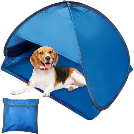 Mini tienda de campaña plegable para playa con toldo parasol para exteriores - Portátil y compacta con bolsa de almacenamiento (1/5)