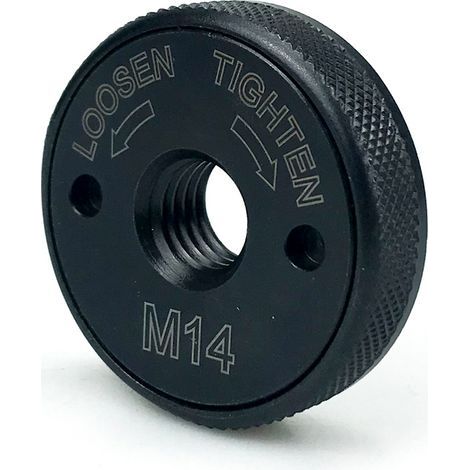 Plaque de verrouillage pour meuleuse d'angle portable M14 (noire) plateau de verrouillage pour meuleuse d'angle portable M14, plateau de pression autobloquant pour meuleuse d'angle M14 (1/5)