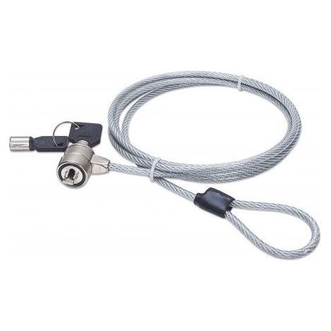 Candado para portátil manhattan 440271 cable acero 1.4 m (1/3)