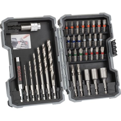 Bosch Bohrer- und Schrauber Set PRO Holz (Wood), 35-teilig (1/5)