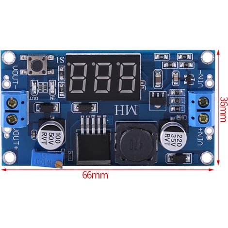 Module de suralimentation réglable XL6009 4,5-32 V à 5-35 V avec affichage numérique du voltmètre (1/5)