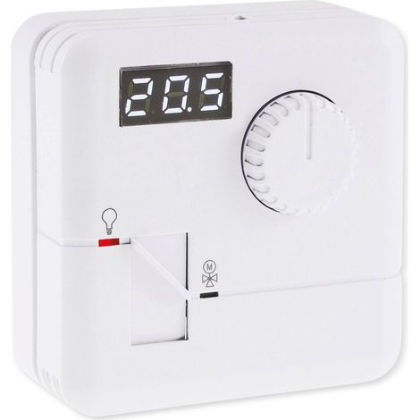 CHILITEC Raumtemperaturregler RT-55, 7 A, 5...30 °C, weiß (1/5)