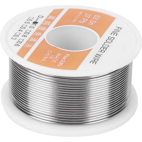 Le fil d'étain ne contient pas de flux, accessoires de soudage pour fer à souder, 1.0mm pour l'électricité (1/5)
