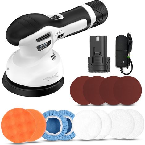 Polisseuse sans fil pour voiture avec 6 vitesses variables, batterie rechargeable ergonomique (1/5)