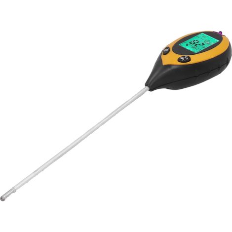 4-in-1 Bodenmessgerät: Digitaler Sensor für Feuchtigkeit, pH-Wert und Beleuchtungsstärke – Multifunktionsgerät für Garten, Landwirtschaft und Rasen (1/5)