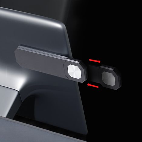 (Exklusiv für Südostasien) Teleskop-Verlängerungshalterung für den Bildschirm der Mittelkonsole von Tesla Model 3/Y/X/S, Schwarz (1/5)