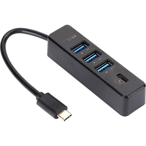 Este adaptador divisor USB-C de 4 puertos admite la transferencia de datos ultrarrápida y la funcionalidad plug-and-play, lo que mejora la conectividad entre ordenadores portátiles y dispositivos móvi