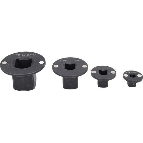 Zoternen 4PCS INSERT L'ADAPTER DE PORTE IMPACT-INSTRAUX LIGNE SECTRER RÉDUCTION 1 pouce M-3 / 4in F 3/4 dans M-1/2 pouces 1/2in (1/4)
