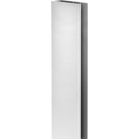Profilé de finition sol et mur 10mm – Pour béton armé – Installation facile – Longueur 2m – Lot de 5 unités – Polysan (1/2)