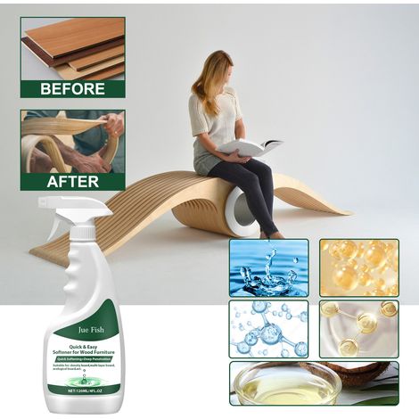 Assouplissant pour bois destiné à l'ameublement - Convient pour cintrer, plier et façonner les meubles en bois - 120 ml -- BIEMMEDUE (1/5)