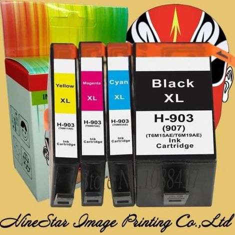Cartouche compatible 903 903xl pour imprimantes HP Officejet 6950, 6960, 6970 et 6975 (E211 n° 10) (1/4)