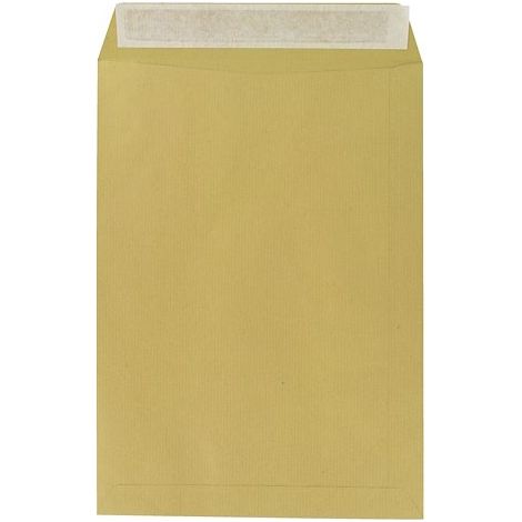 Boîte de 250 pochettes administratives, enveloppes à ouverture latérale, kraft brun 229x324 mm budget - Maxiburo (1/2)