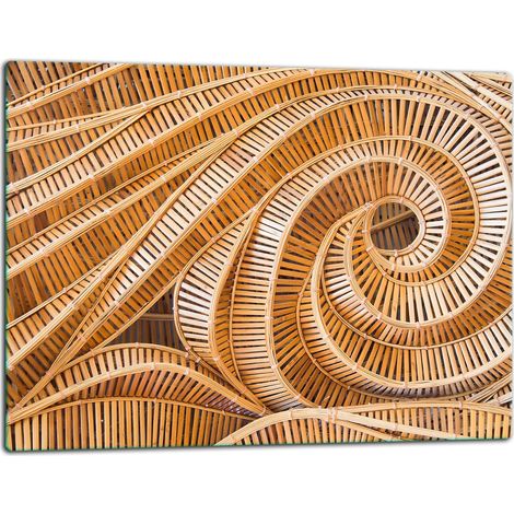Schneidebrett aus Glas, 52 x 40 cm, Holz (1/5)