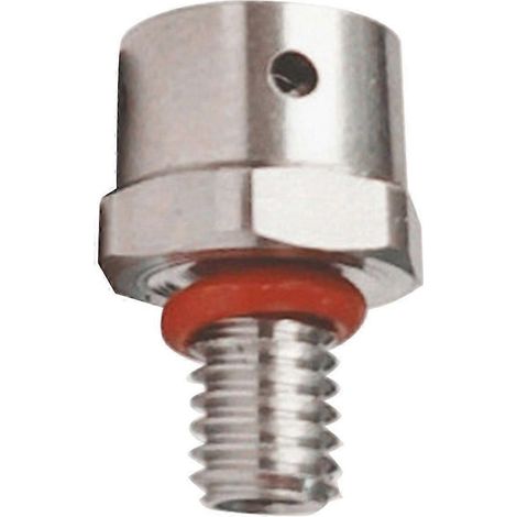 Valves de purge d'air étanches en acier inoxydable M5 M-6 M12 M16 M20 à visser, bouchon de protection, valves de purge en métal, couleur : M5 x 0,8 (1/4)