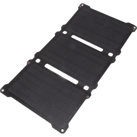 18V 5V 30W Tragbares, faltbares monokristallines Solarpanel für Outdoor-Aktivitäten wie Camping, Wandern und Bergsteigen, Schwarz (1/5)