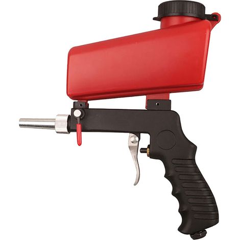 Sabot à sable pneumatique - Capacité 21 lb - Pression de travail 90 psi - Débit d'air 7,0 cfm - Corps en alliage d'aluminium - 1 pièce (1/5)