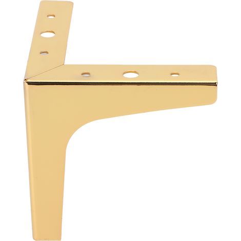 Pieds de canapé triangulaires chromés, embouts de meuble pour armoire, remplacement de pieds de meubles. (1/5)