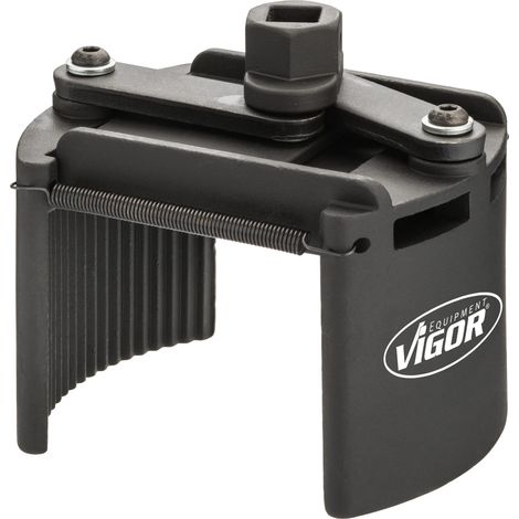 VIGOR Clé de serrage universelle pour filtre à huile, 115 – 140 mm V4415 (1/4)