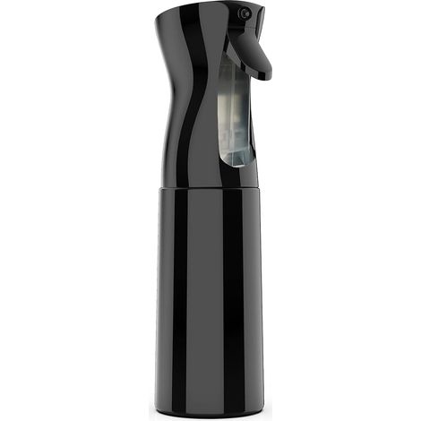 Vaporisateur pour Cheveux, 300ML Vaporisateur de Coiffure pour Cheveux Ultrafine Brume de Cheveux Outil de Cheveux Réutilisable Vaporisateur de Cheveux pour Coiffeur, Plantes, Fleurs Noir-Fei Yu (1/5)