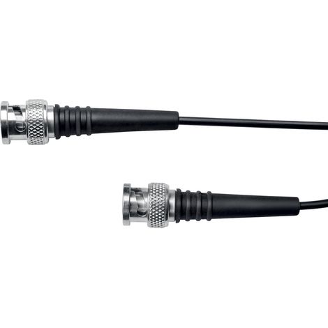 Prüfkabel Schutzinger 200 cm BNC Kabel schwarz robust