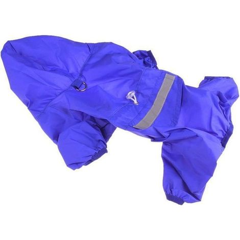 Veste pour chien taille XXL ajustable, imperméable pour chiot d'extérieur avec capuche imperméable (1/2)