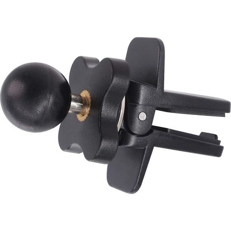 Soporte para ventilación de coche para Garmin - Base para teléfono/GPS con rótula de 17 mm, clip de silicona y perilla ajustable, compatible con Garmin Nuvi Drive, Drivesmart, Dezl, Zumo, Driveassist,