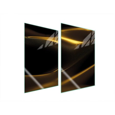 PLACA PROTECTORA DE VIDRIO PARA COCINA 2x35x52 ORO (1/5)