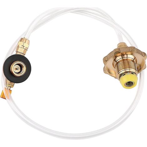Adapter für Campingkocher, Gasflaschenfüllschlauch, Gaskocherzubehör (1/5)
