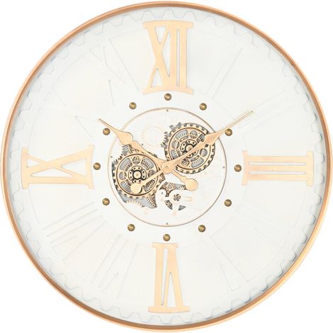 Reloj Pared Metal Cristal 80X8X80 Movimiento (1/4)