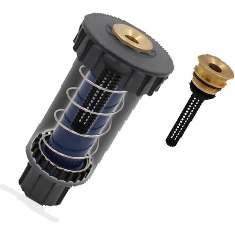 Arroseur de jardin, filetage 1/2 pouce, arroseur télescopique automatique, rotation à 360°, convient pour le gazon, noir-AquaForge (1/5)