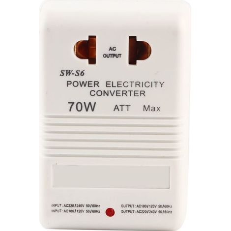 70W 110V/120V auf 220V/240V Spannungswandler, Aufwärts-/Wechselrichteradapter (Standard-CN-Stecker)