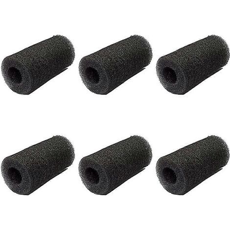 Couvercle de filtre pour aquarium, pré-filtres, éponges filtrantes compatibles, 12 pièces, noir (1/5)