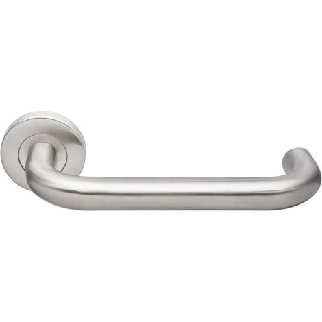 Béquille double XL sur rosace JADE bec de cane spécial PMR inox 1294 - HERACLES - B-INOX-02XL (1/3)