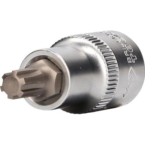 BRILLIANT TOOLS 1/2" Vaso de punta RIBE 55 mm largo M8 - BT022723 (1/4)