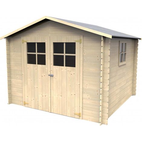 Caseta de madera - Galerna. 19 mm.270 x 270 cm. 7,24 m² (1/8)