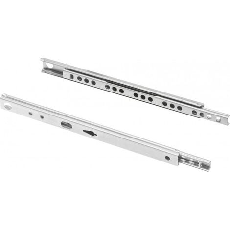 GUIDA P/CASSETTI ACCIAIO 17 MM 25 CM PORT 10 KG