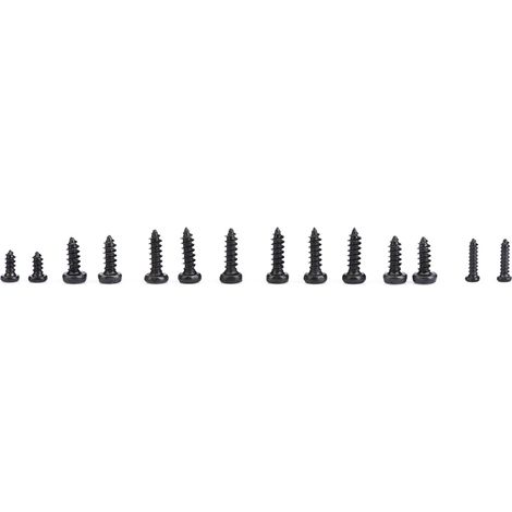 Kit d'assortiment de 1000 petites vis autotaraudeuses à tête cruciforme M1, M1.2, M1.4 et M1.7 (1/5)