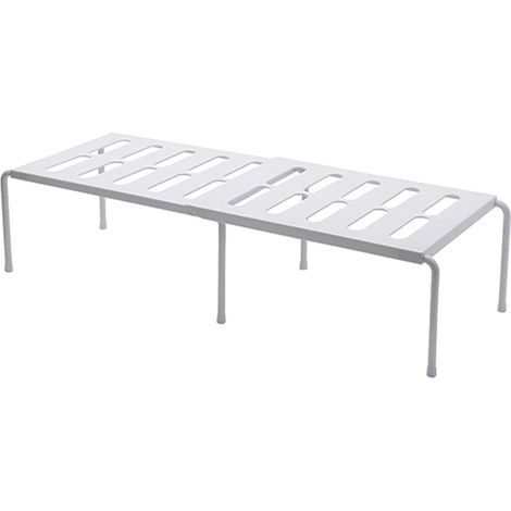 Rack De Séchage Pour Vaisselle - Support Réglable Et Empilable Pour Armoire De Cuisine - Organiseur D'Étagère Pour Assiettes Tasses Et Ustensiles - 1 Pièce (1/4)