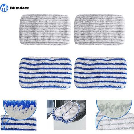 4 Pièces Lingettes Chiffons pour Vapeur Clean & Steam ZR005801 ZR005804 ZR850002 Tissu en microfibre W (1/5)