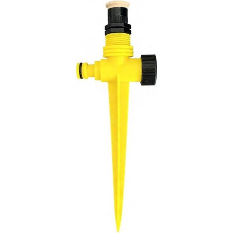 Arroseur enfonçable petit embout rotatif 360°, lot de 2, pour jardin et pelouse (1/5)