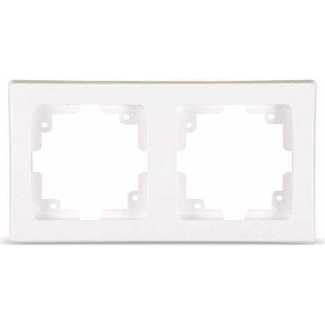 Cadre double DELPHI, blanc