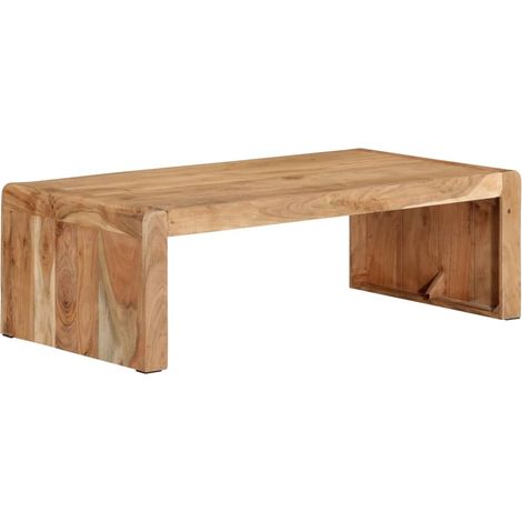 Couchtisch 110x55x35 cm Massivholz Akazie