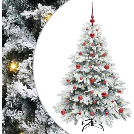 Albero di Natale artificiale con 150 LED Bianco 120 cm PE e PVC vidaXL