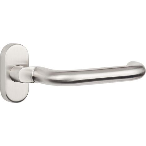 TECWERK Profiltürdrückerlochteil NW-501-1 VA 60 U-Form 8mm m.Ans.TECWERK